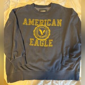 American Eagle Navy Blue Crewneck